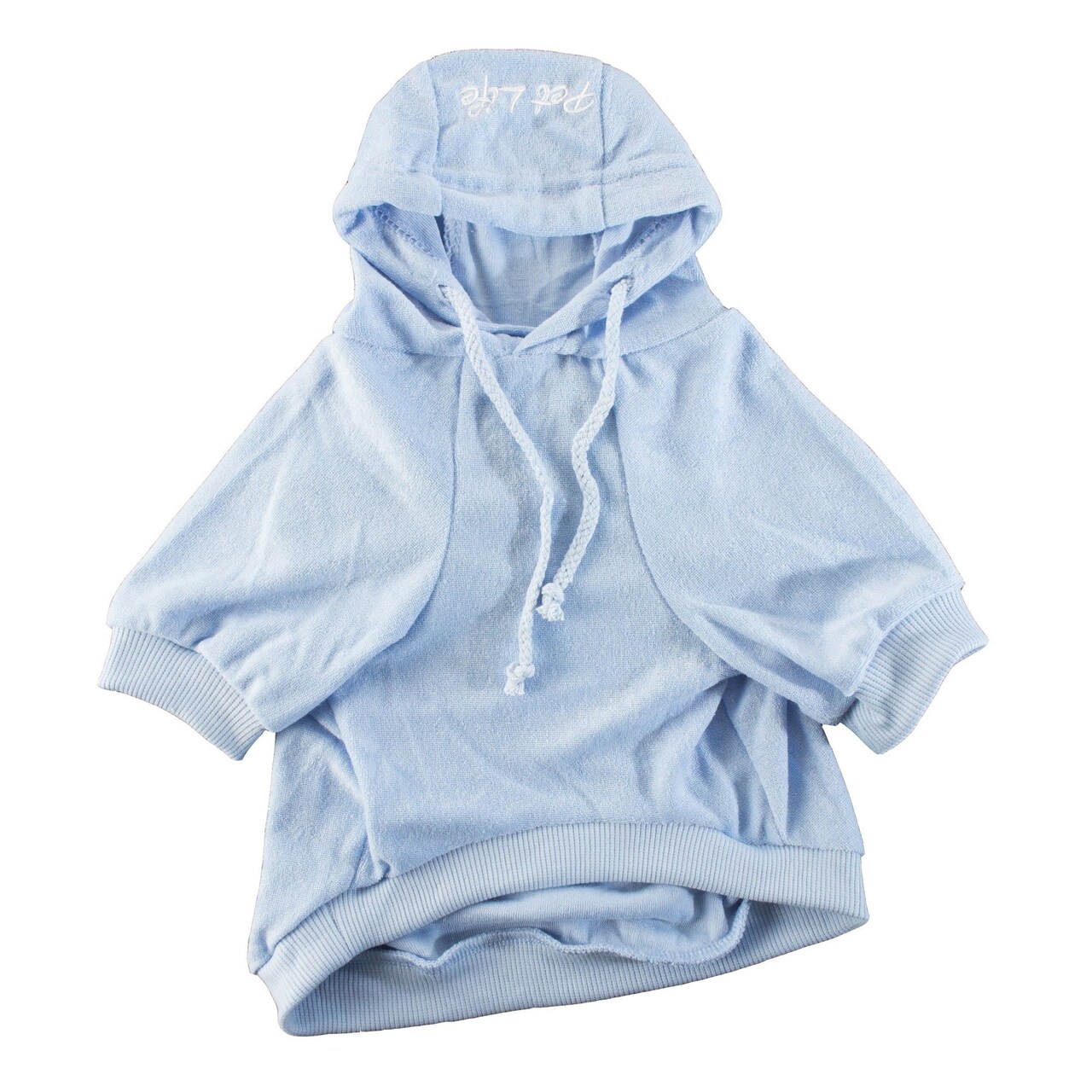 Pet Life - X-Small - Blue - French Terry Pet Hoodie Hooded Sweater - 1 Piece